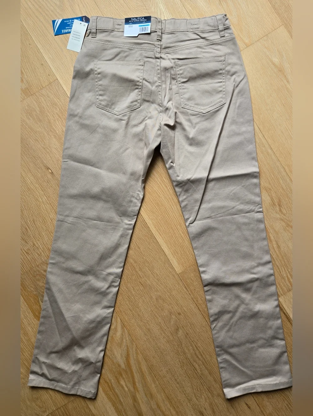 Nautica Khaki Boys' Straight Leg Chinos